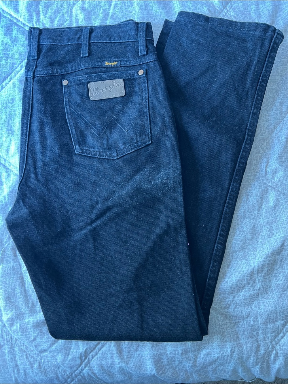 Wrangler Men's black cowboy cut Jeans